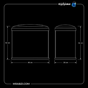 قیمت و خرید آکواریوم ماهیران مدل MA-25 حجم 54 لیتر