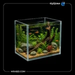 قیمت و خرید آکواریوم ریملس آکوا شیشه فلوت 6 میل (30*30*30)