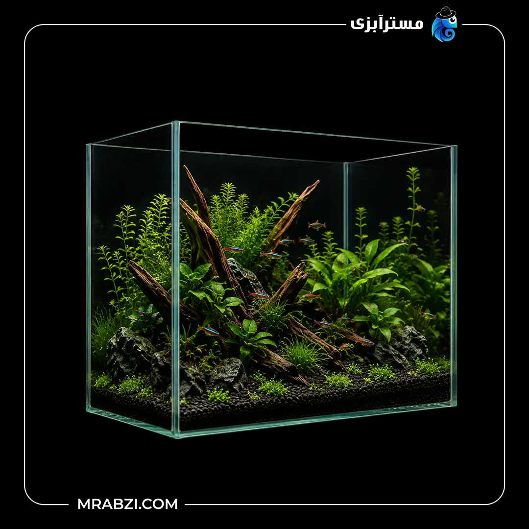 آکواریوم جلو خم مدل L36 حجم 20 لیتر (22*35 ارتفاع 25) قیمت و خرید آکواریوم جلو خم مدل L36 حجم 20 لیتر (22*35 ارتفاع 25)