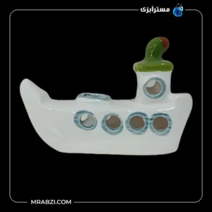 قیمت + خرید سفال رنگی قایق بزرگ مدل mr40