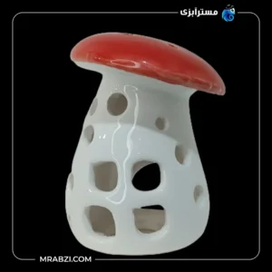 قیمت + خرید سفال رنگی قارچ بزرگ کج مدل mr64