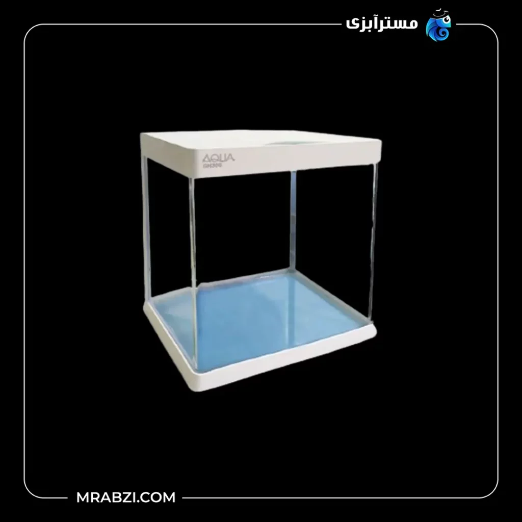 قیمت + خرید آکواریوم شیشه خم قاب دار آکوا مدل GH-500