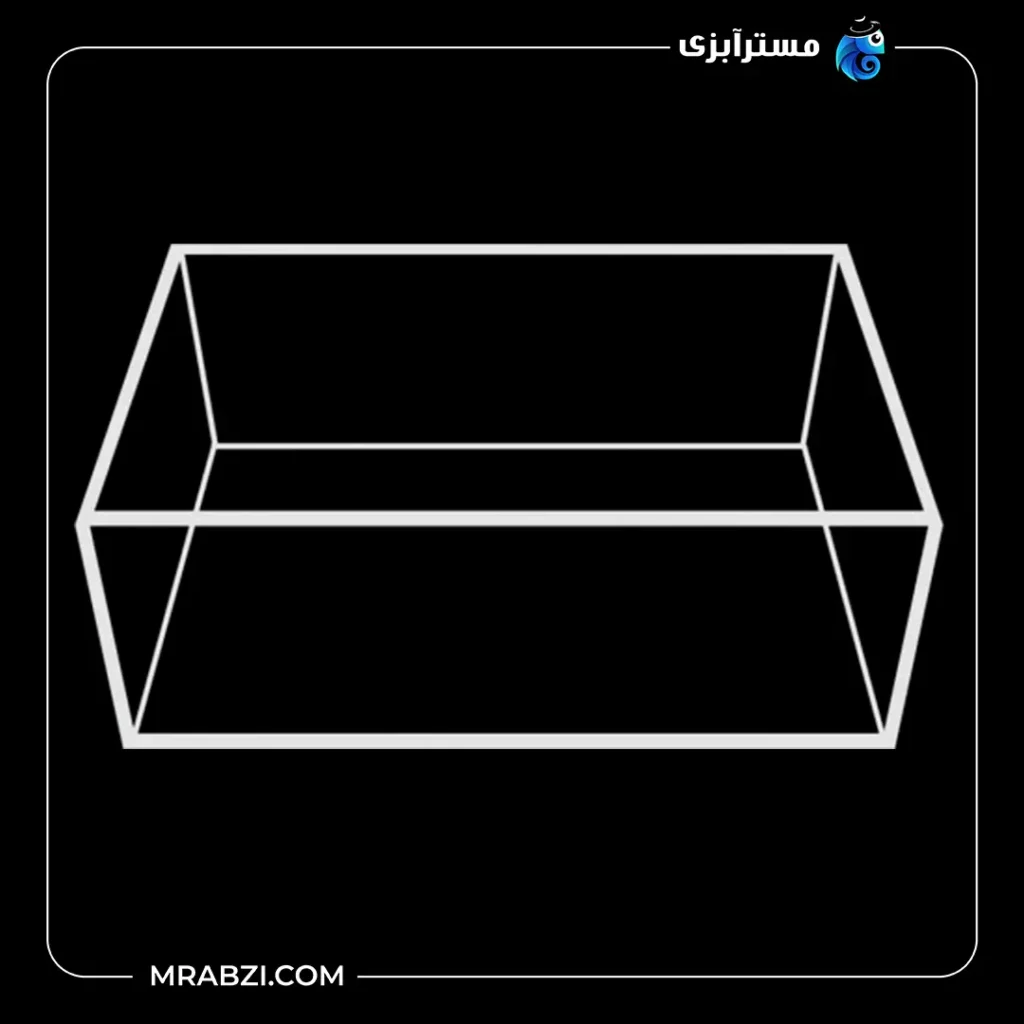 قیمت + خرید آکواریوم ریملس آکوا شیشه فلوت 10 میل (60*50*50)