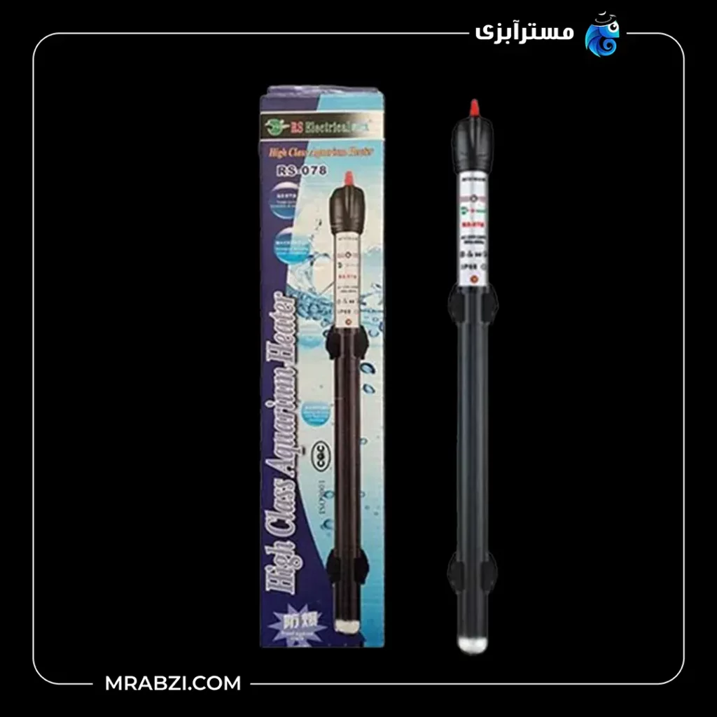 قیمت + خرید بخاری آکواریوم 500w RS-078 آر اس الکتریکال