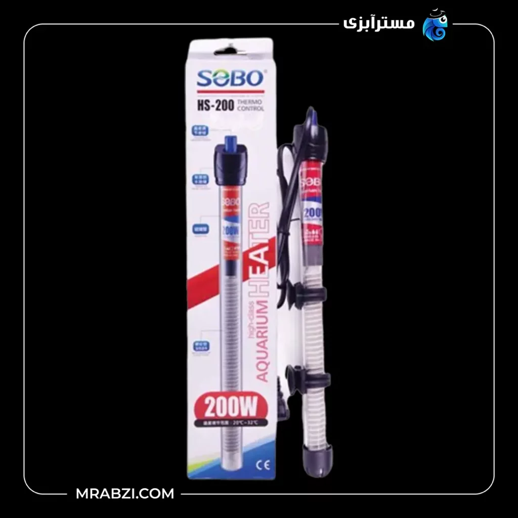 قیمت + خرید بخاری آکواریوم سوبو مدل Hs-200 (بدون شیشه یدک)