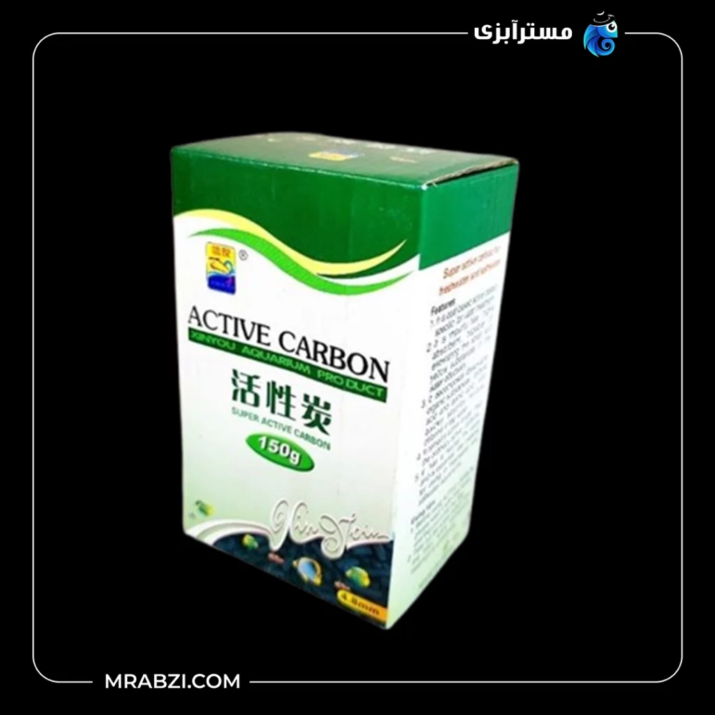 قیمت + خرید ذغال اکتیو آکواریوم ( 150 گرم)