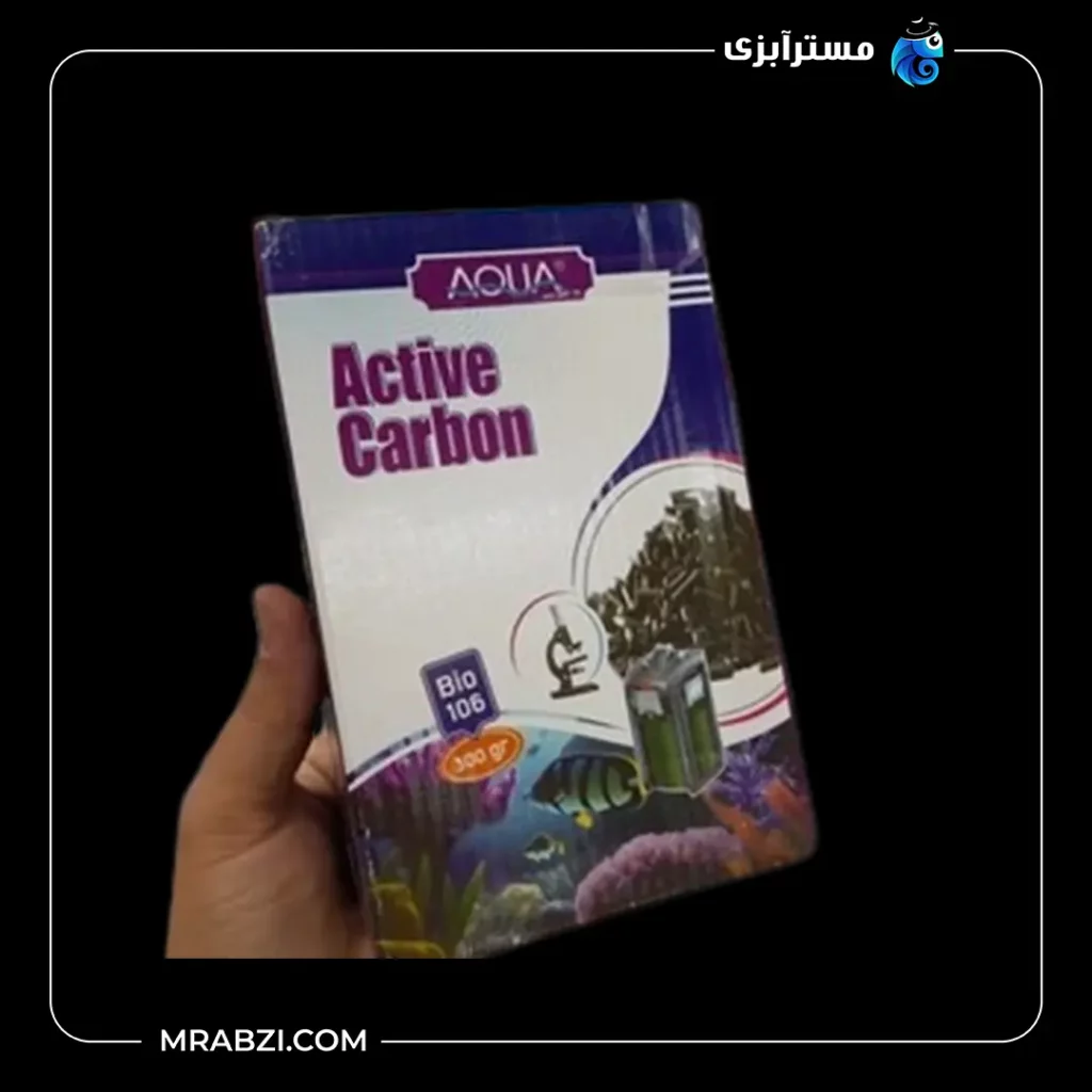 قیمت + خرید زغال اکتیو آکواریوم Bio 107 آکوا 300 گرم