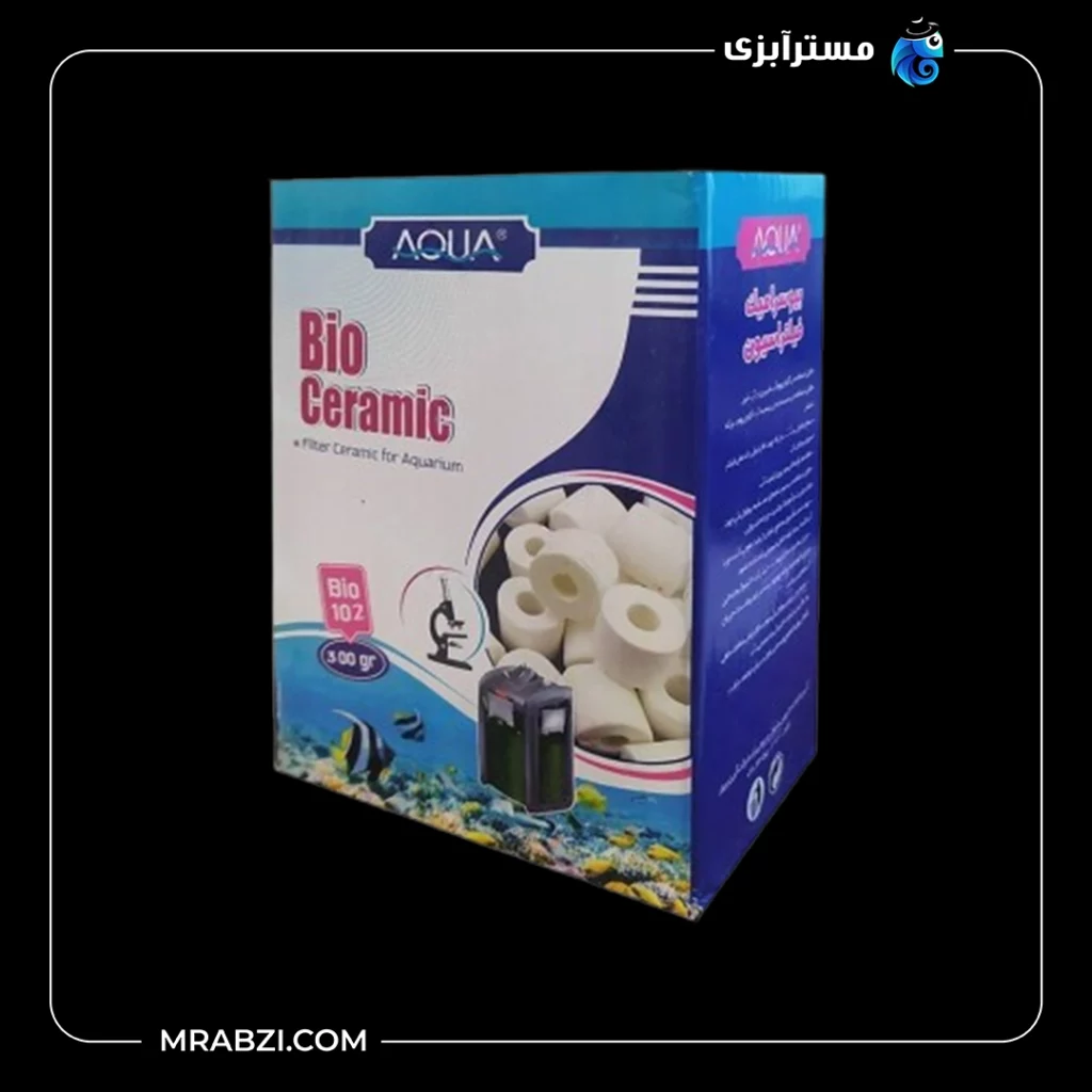 سرامیک سفید آکواریوم آکوا مدل Bio-102 (300 گرمی)