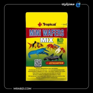 قیمت و خرید غذای ماهی تروپیکال مدل Mini Wafers Mix