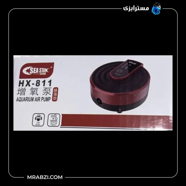 قیمت و خرید پمپ هوا شارژی آکواریوم سی استار مدل HX-811