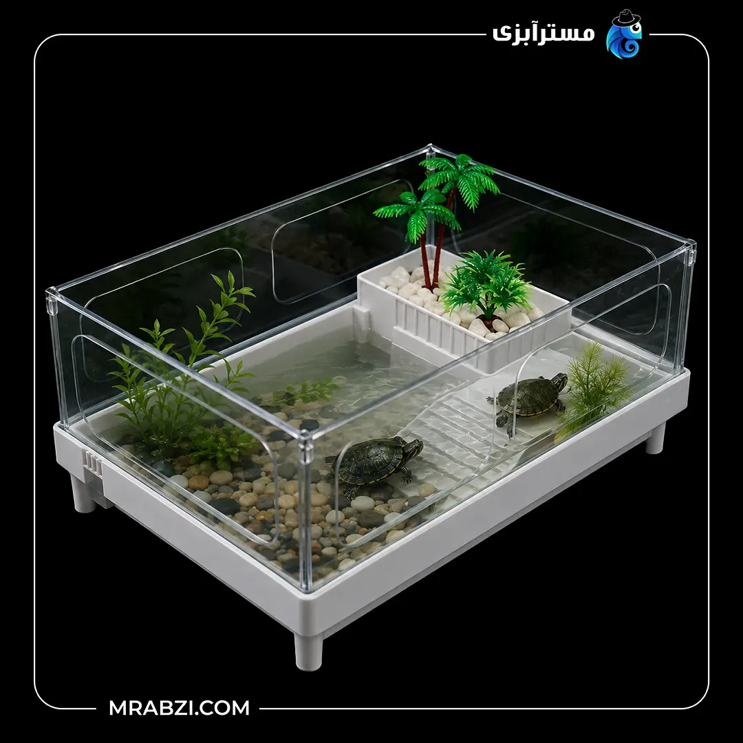 آکواریوم لاک پشت و دوزیستان مدل 580_AQ سوبو قیمت و خرید آکواریوم لاک پشت و دوزیستان مدل 580_AQ سوبو
