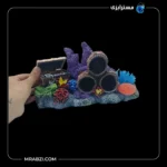 قیمت و خرید دکور آکواریوم طرح صخره مرجانی مدل F-94