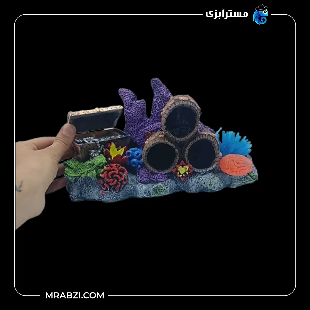 دکور آکواریوم طرح صخره مرجانی مدل F-94 قیمت و خرید دکور آکواریوم طرح صخره مرجانی مدل F-94