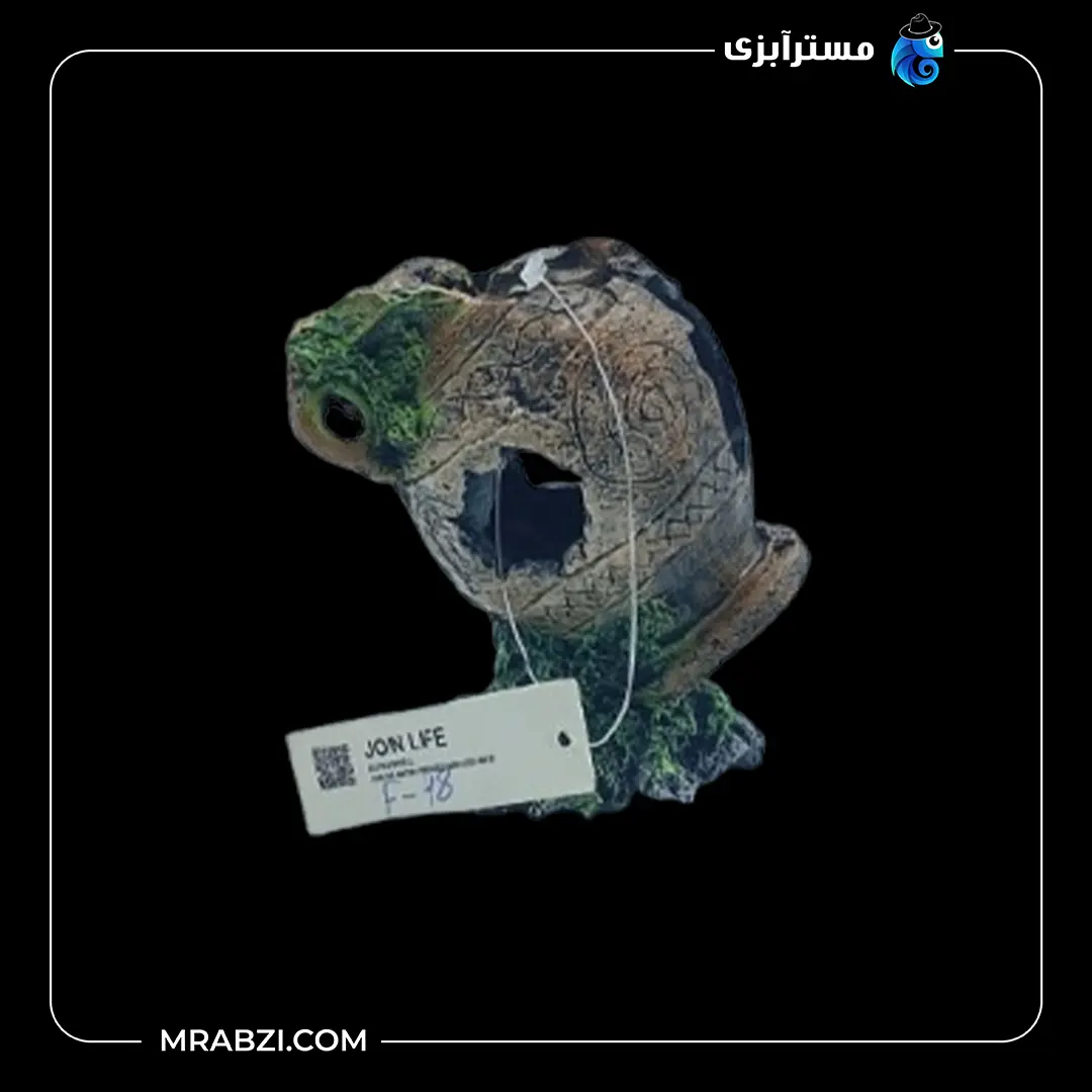 دکور آکواریوم طرح کوزه سفالی مدل F-48 قیمت و خرید دکور آکواریوم طرح کوزه سفالی مدل F-48