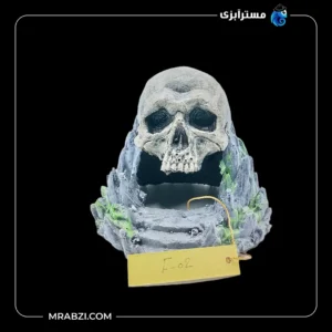قیمت و خرید دکور آکواریوم طرح جمجمه و غار مدل F-02