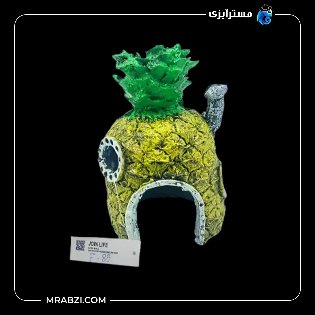 دکور آکواریوم طرح آناناس مدل F-85 قیمت و خرید دکور آکواریوم طرح آناناس مدل F-85