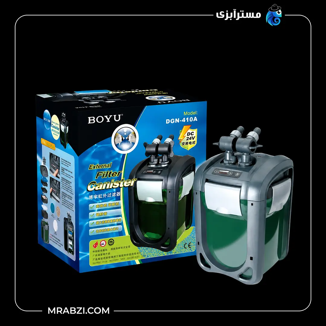فیلترسطلی آکواریوم بویو مدل DGN-410A قیمت و خرید فیلترسطلی آکواریوم بویو مدل DGN-410A