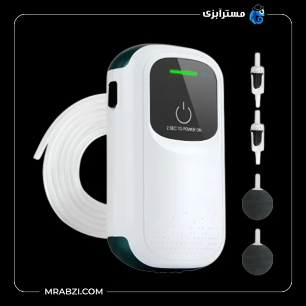 قیمت و خرید پمپ هوا شارژی آکواریوم دو خروجی واتر بر WB-Q528