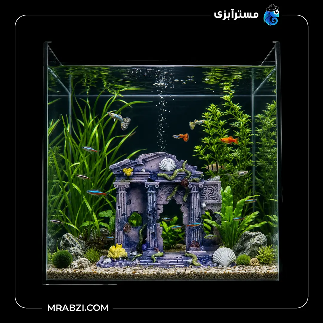 آکواریوم ریملس آکوا شیشه فلوت 5 میل (36*21*38) قیمت و خرید آکواریوم ریملس آکوا شیشه فلوت 5 میل (36*21*38)