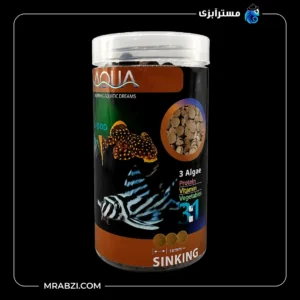 قیمت و خرید غذای قرصی ماهیان کف‌خوار آکوا مدل Mega Food (1000میل)